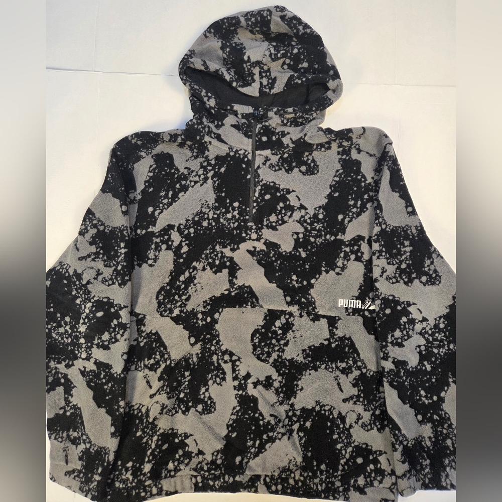 PUMA Black and Gray Hoodie